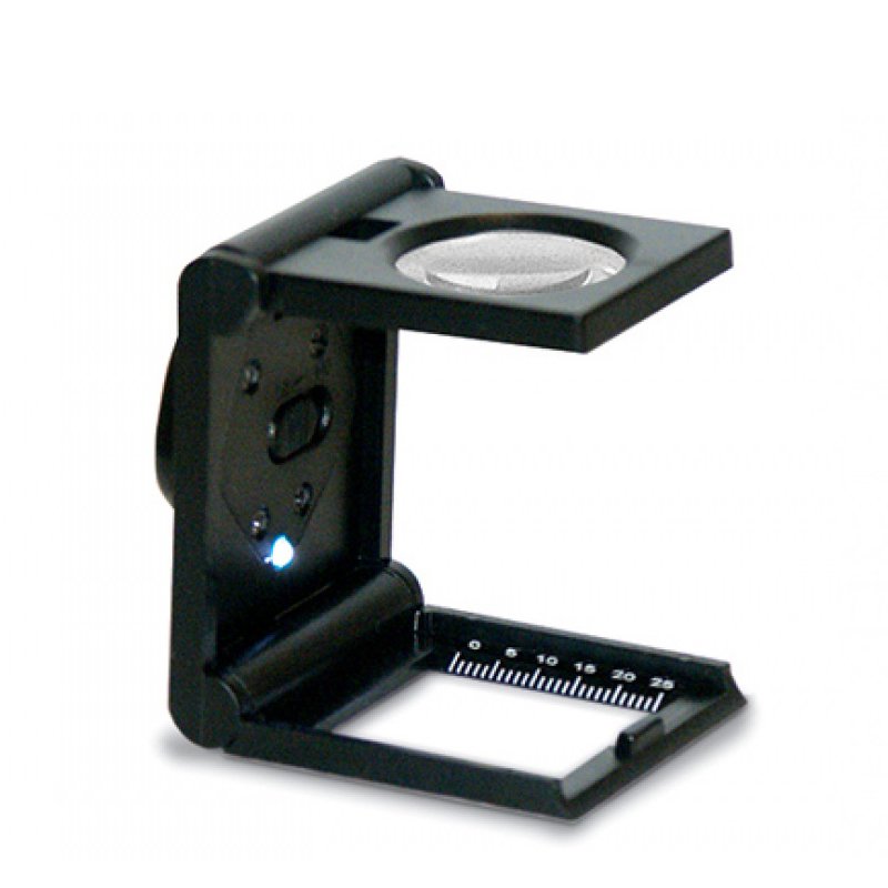 Konus Linen Tester 5x 25x25 With Dual Led Light Masa Üstü Işıklı Büyüteç