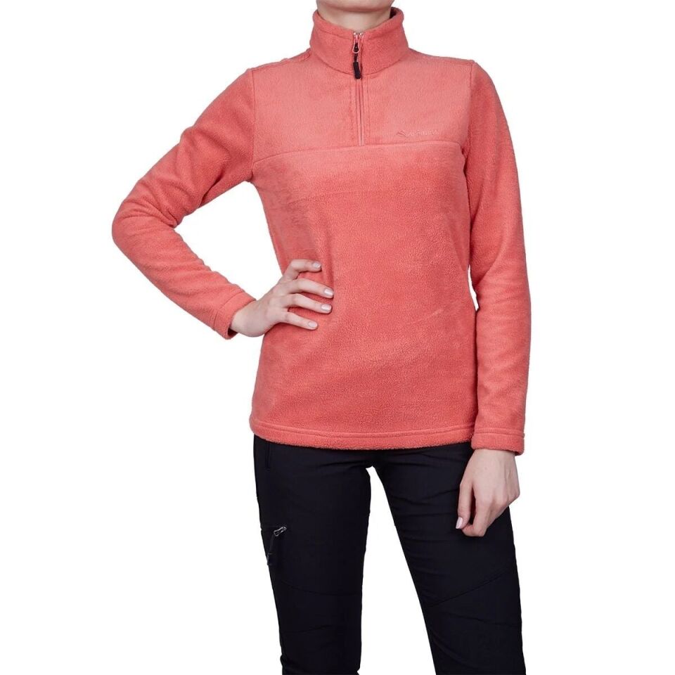 Alpinist High Hill Kadın Polar SweatShirt Kiremit - XS