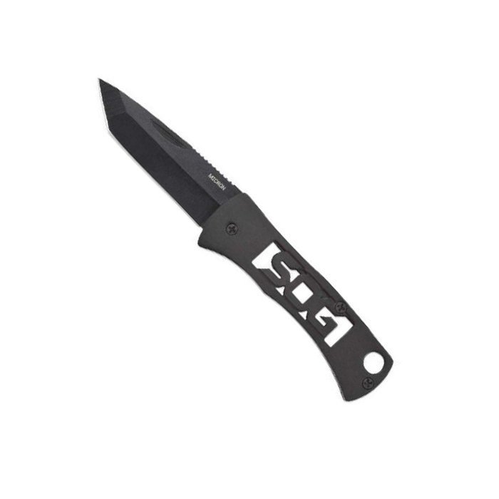 SOG Micron Black Tanto Bıçak-Anahtarlık