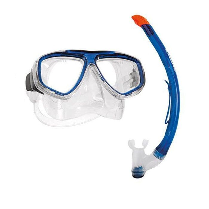 Scubapro Fluida Maske, Palet, Şnorkel Dalış Seti Turkuaz - 38-39
