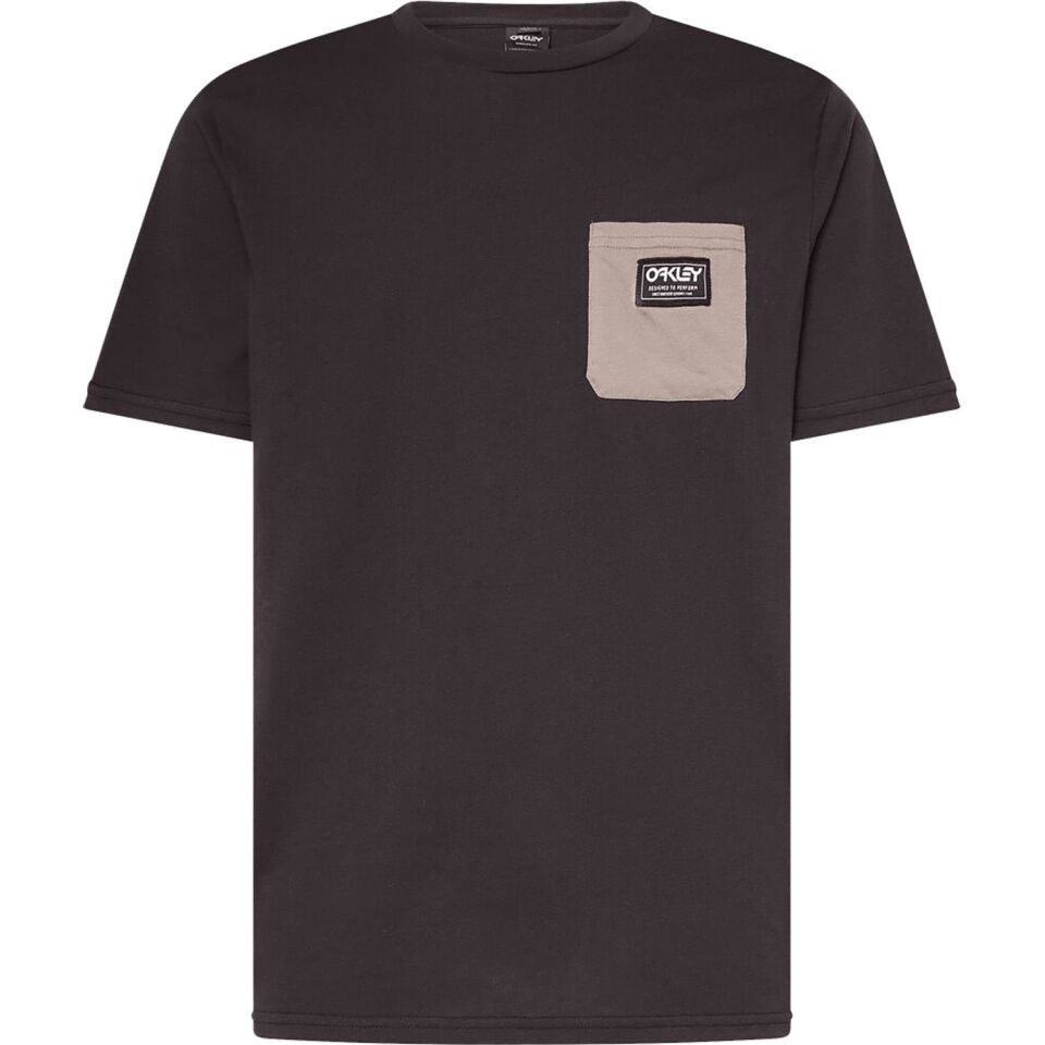 Oakley Classic B1B Pocket Tee Erkek T-Shirt Siyah - XL