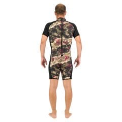 Apnea Hunter Avcı 3mm Shorty Kamuflaj 2XL
