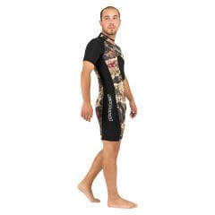 Apnea Hunter Avcı 3mm Shorty Kamuflaj 2XL