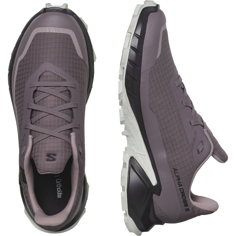 Salomon Alphacross 5 Gore-Tex Kadın Ayakkabı Mor - 36.5