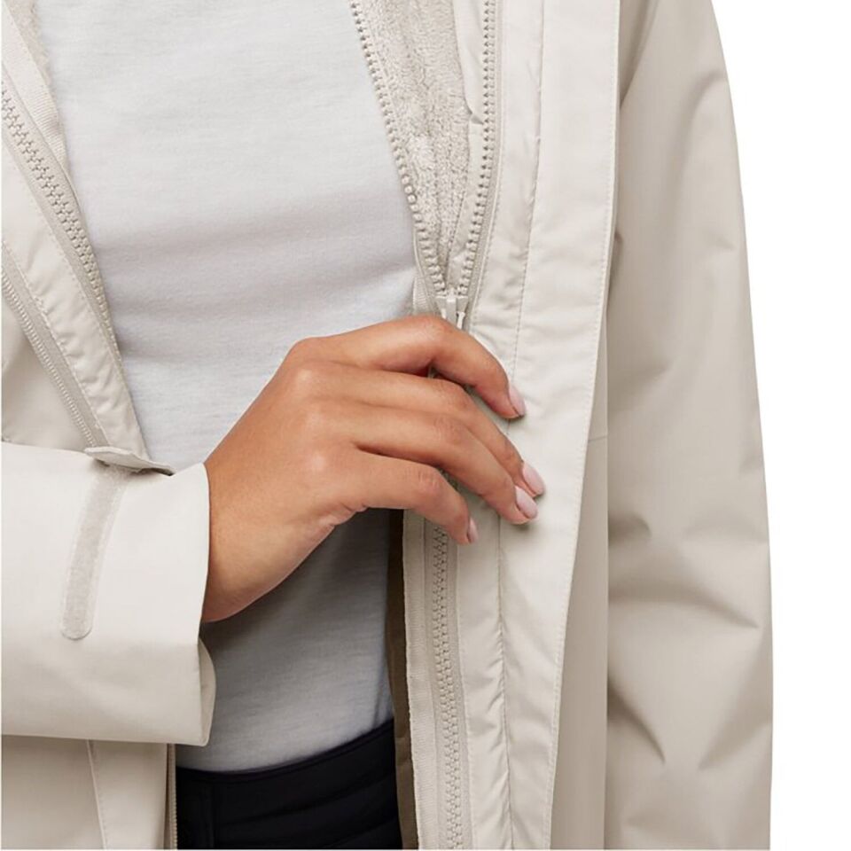 Jack Wolfskin Rotwand 3in1 Kadın Ceket Krem Rengi - L