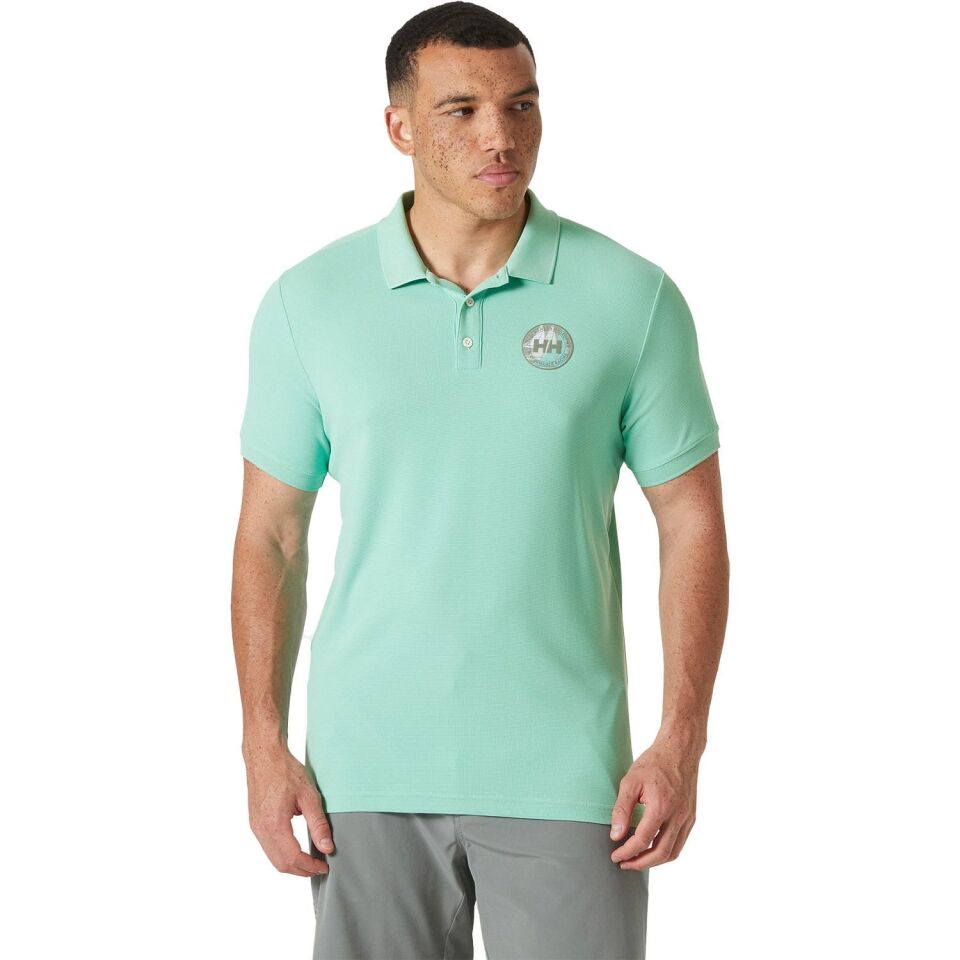 Helly Hansen HP Race Polo 2.0 Erkek T-Shirt Yeşil - XL