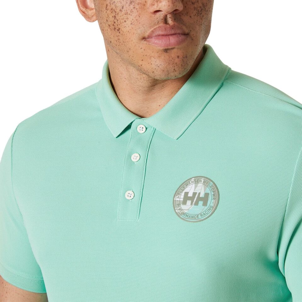 Helly Hansen HP Race Polo 2.0 Erkek T-Shirt Yeşil - XL