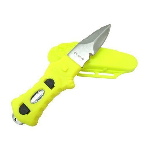 Kraken KN167P Çelik Dalış Bıçağı - Siyah