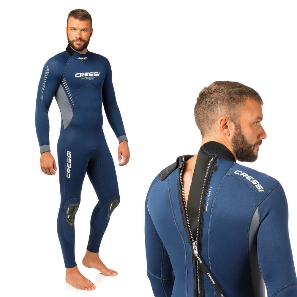 Cressi Fast Man Dalış Elbisesi BLUE - 3MM - XXXL