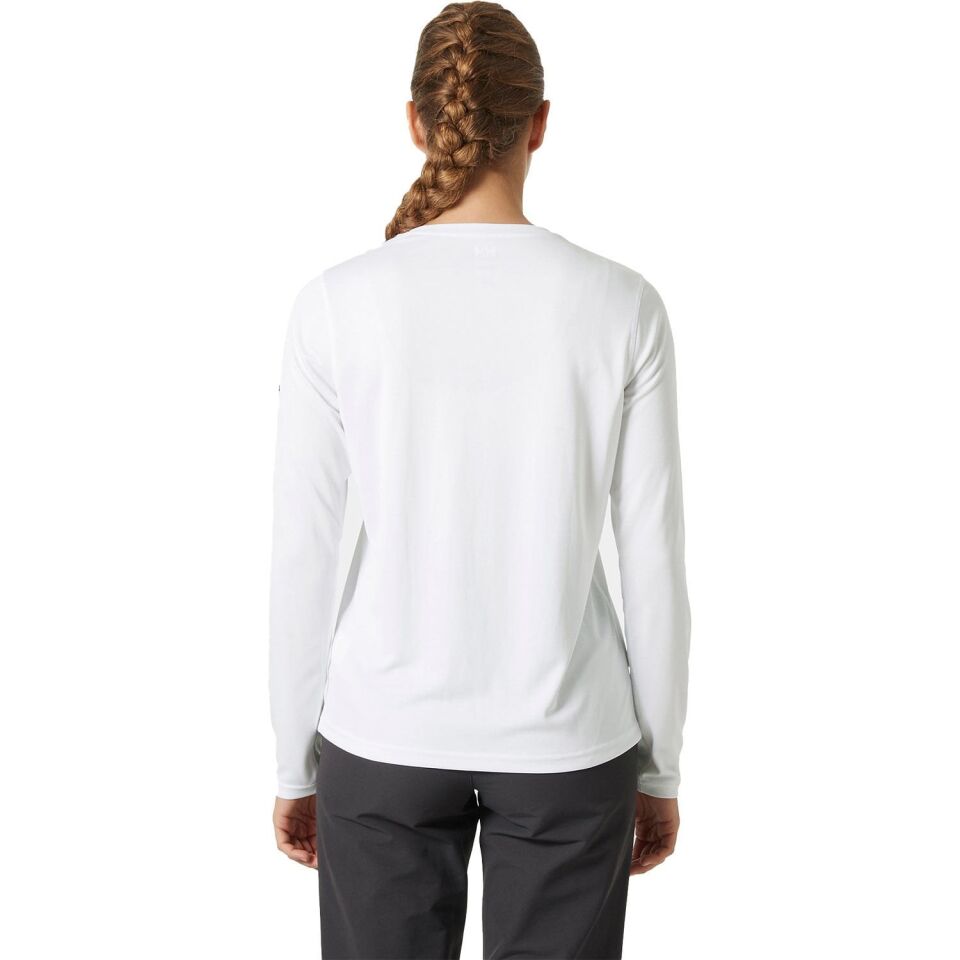 Helly Hansen Tech Crew LS 2.0 Kadın Sweatshirt Beyaz - L
