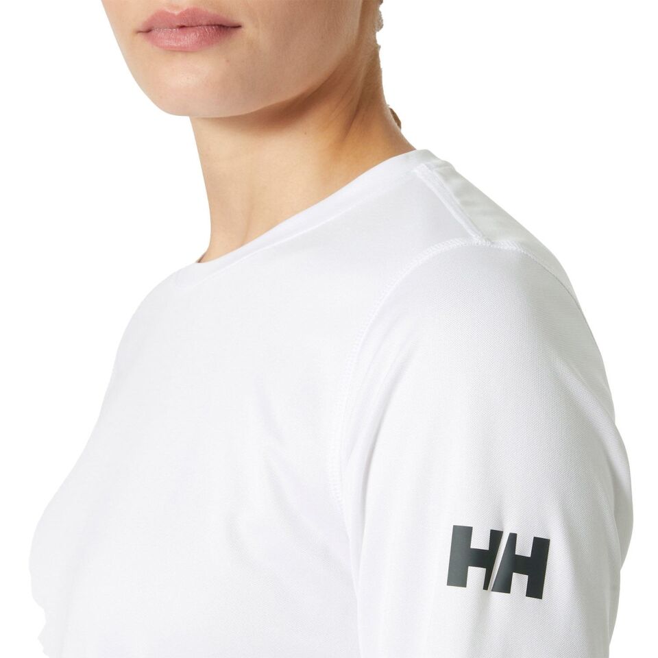 Helly Hansen Tech Crew LS 2.0 Kadın Sweatshirt Beyaz - L