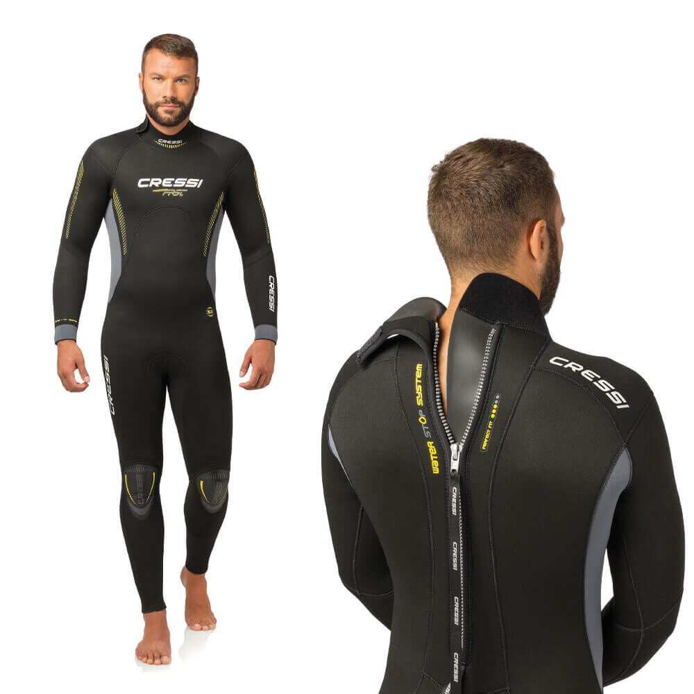 Cressi Fast Man Dalış Elbisesi BLACK - 5MM - XXXL
