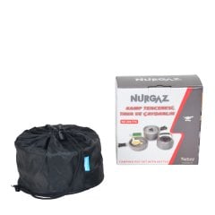 Nurgaz Tencere Tava Çaydanlık Seti