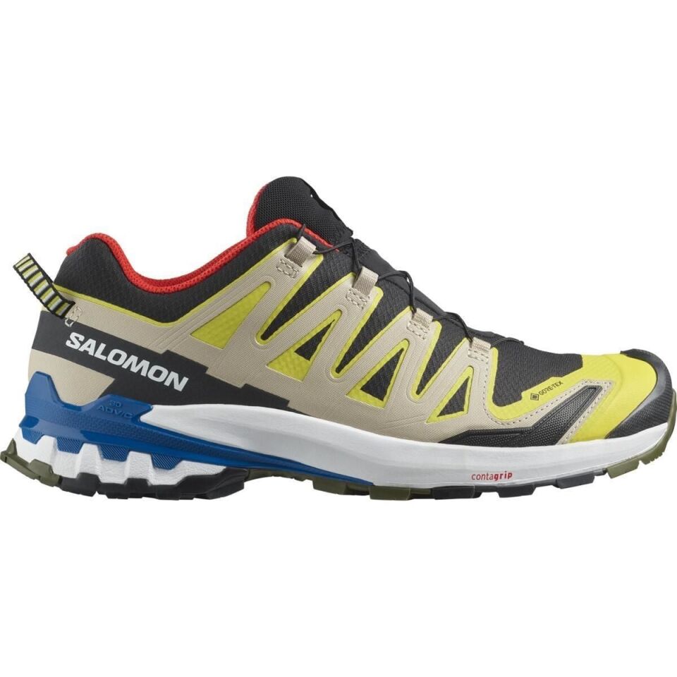 Salomon XA PRO 3D V9 Gore-Tex Erkek Ayakkabı Siyah-Sarı - 44