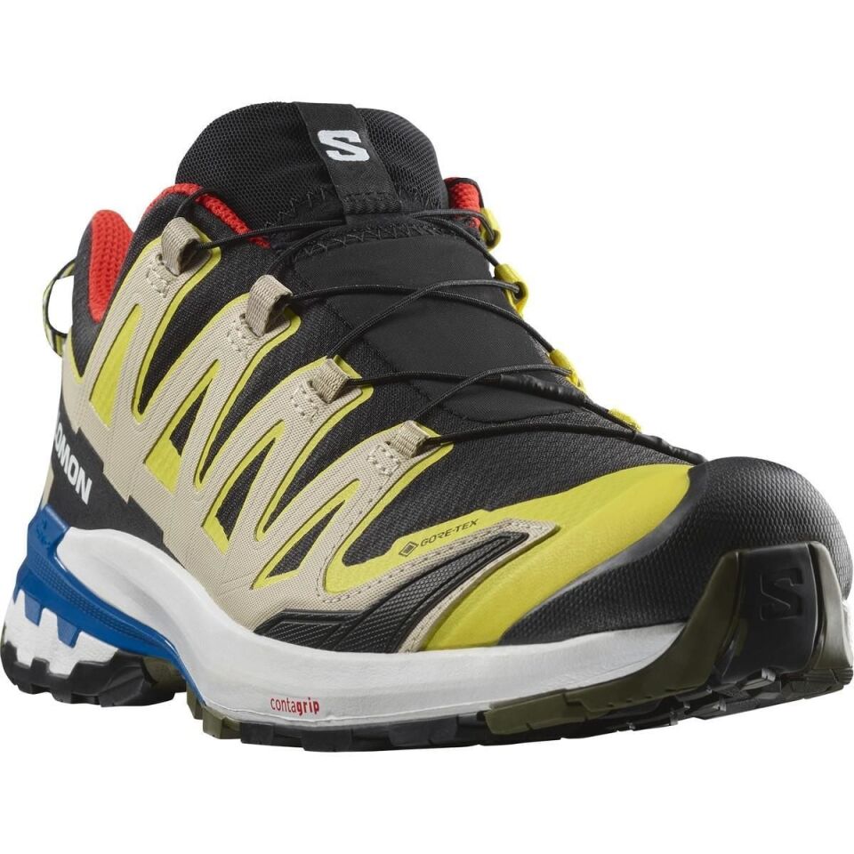 Salomon XA PRO 3D V9 Gore-Tex Erkek Ayakkabı Siyah-Sarı - 44