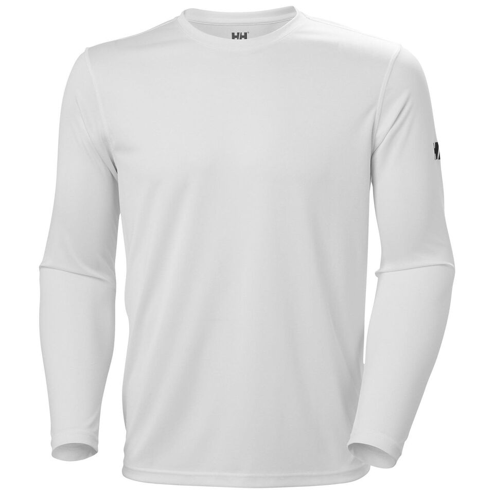 Helly Hansen Tech Crew LS UV 2.0 Erkek T-Shirt Beyaz - XL