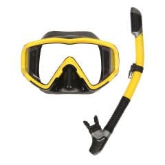 Subzero Code Maske Şnorkel Set - Sarı/Siyah