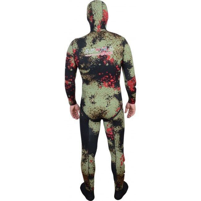 Apnea Ghost 5mm Zıpkıncı Dalış Elbisesi Kamuflaj 3XL