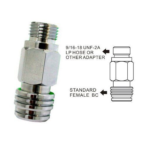 KRAKEN BC Adaptör AD07, Erkek 9/16-18 Dişi Standart