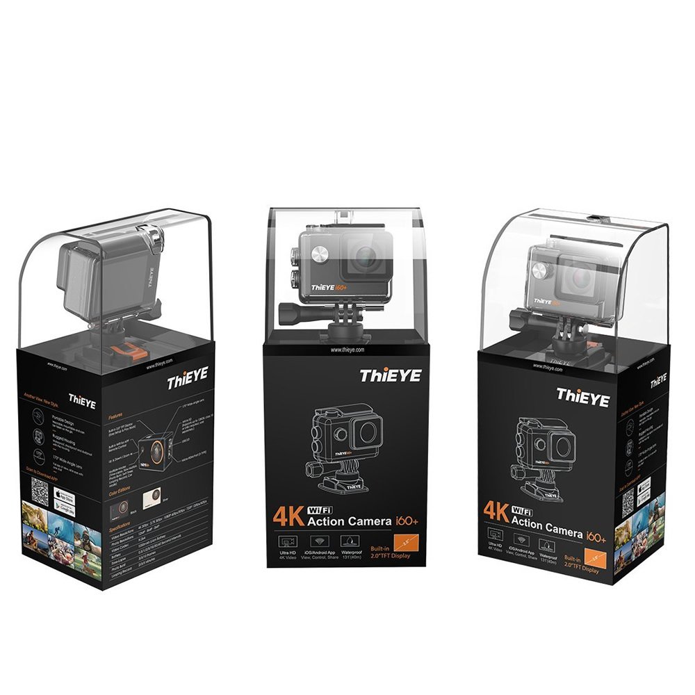 ThiEYE i60+ 4K Ultra HD Wifi Aksiyon Kamera