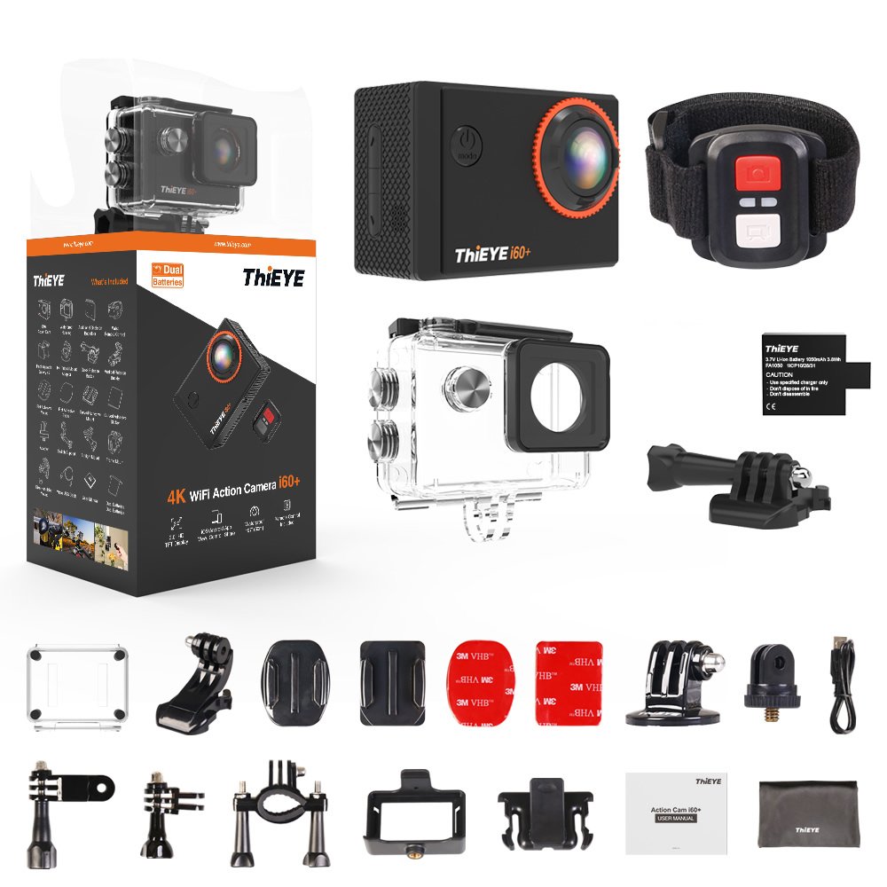 ThiEYE i60+ 4K Ultra HD Wifi Aksiyon Kamera