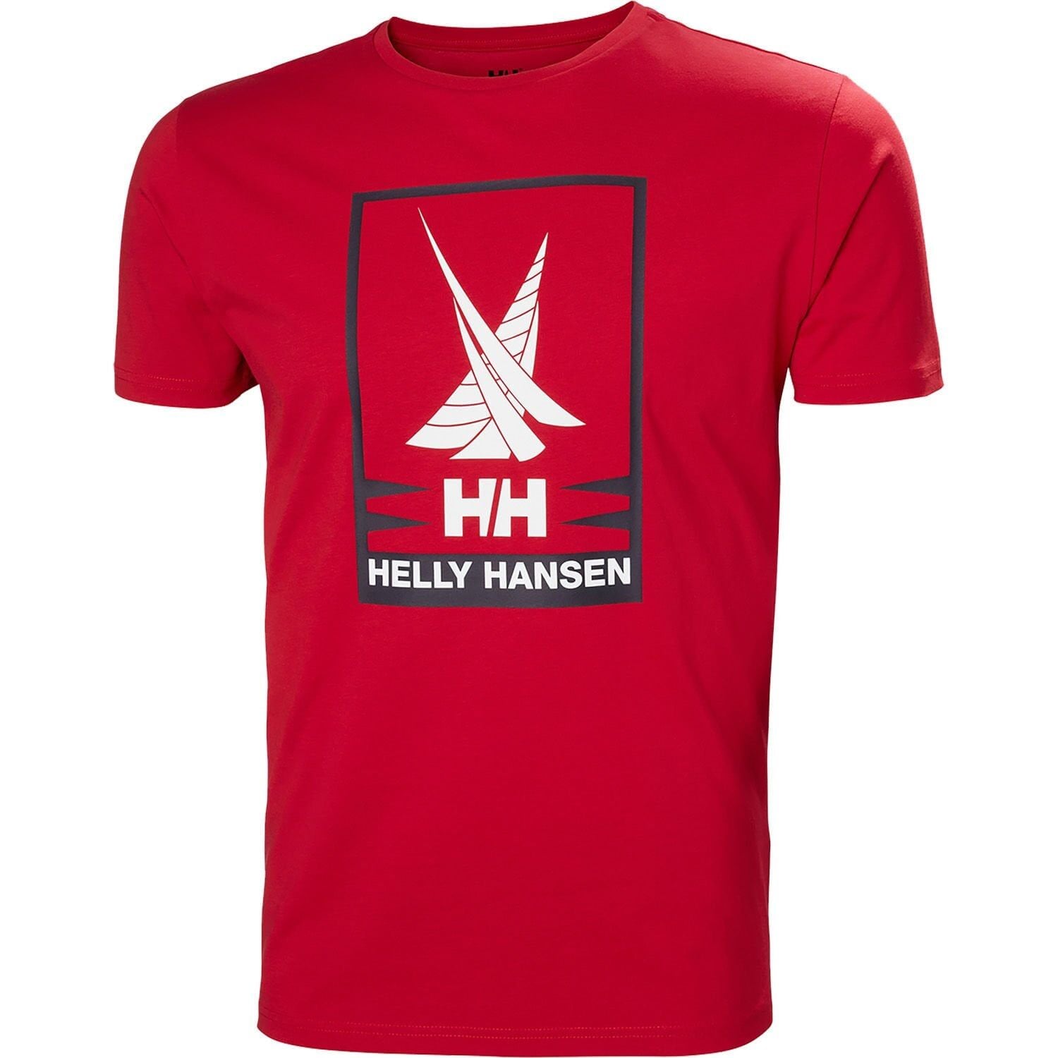 Helly Hansen Shoreline 2.0 Erkek T-Shirt Kırmızı - XL