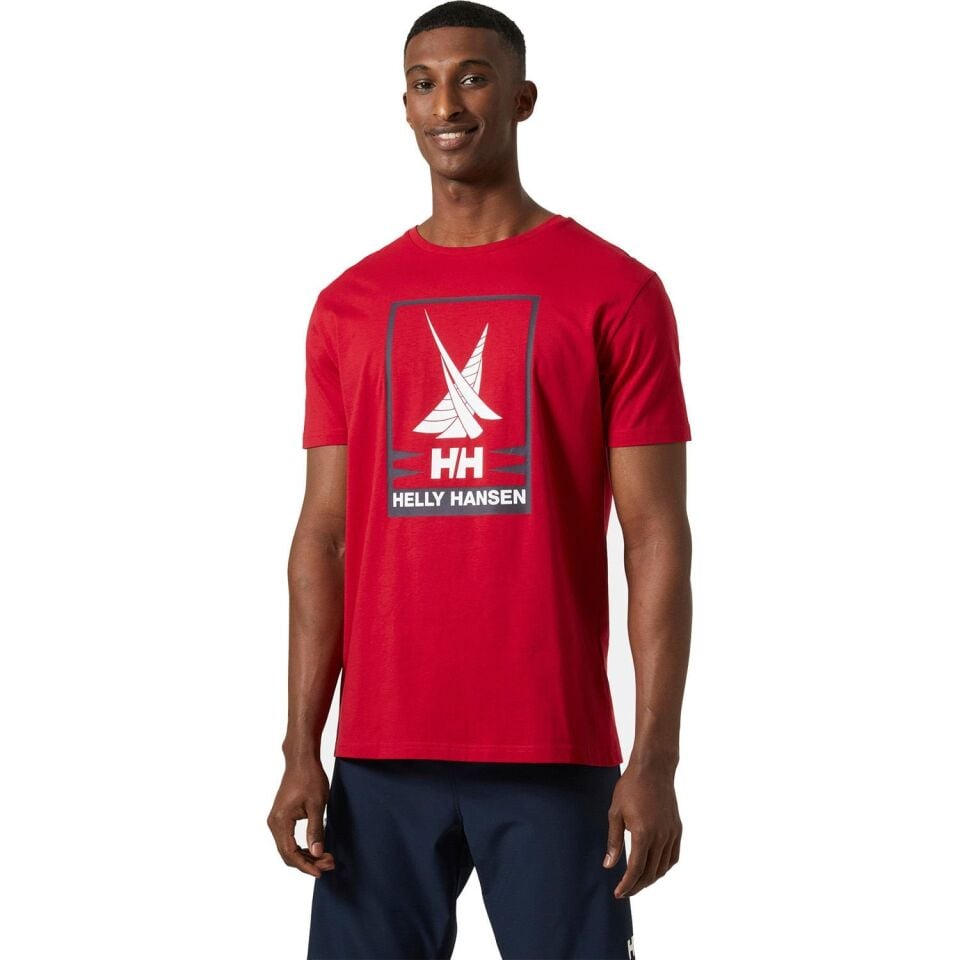 Helly Hansen Shoreline 2.0 Erkek T-Shirt Kırmızı - XL