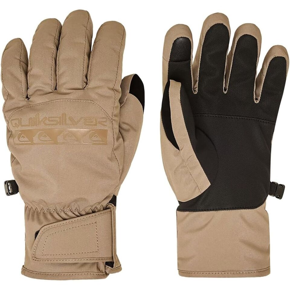 Quiksilver Cross Glove Erkek Eldiven Kahverengi - M