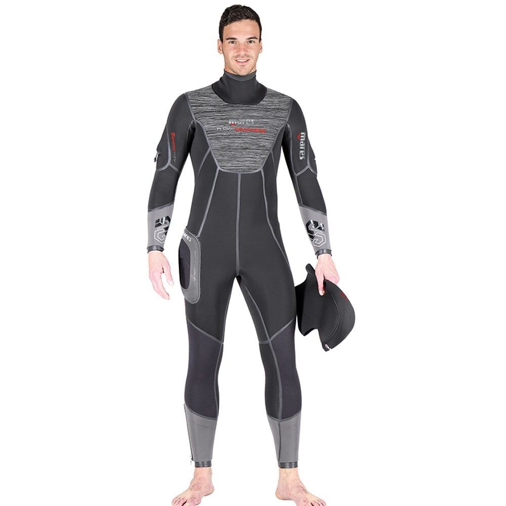 Mares Flexa Graphene Yarı Kuru Scuba Dalış Elbisesi Siyah - XL
