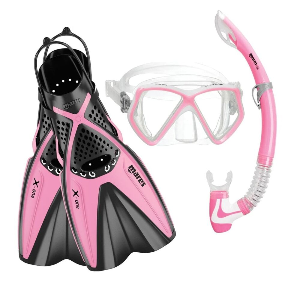 Mares X-One Pirate Çocuk Dalış Seti Pembe - XS