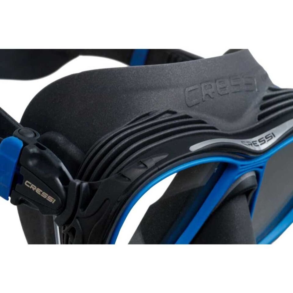 Cressi Quantum Dalış Maskesi BLACK - BLUE