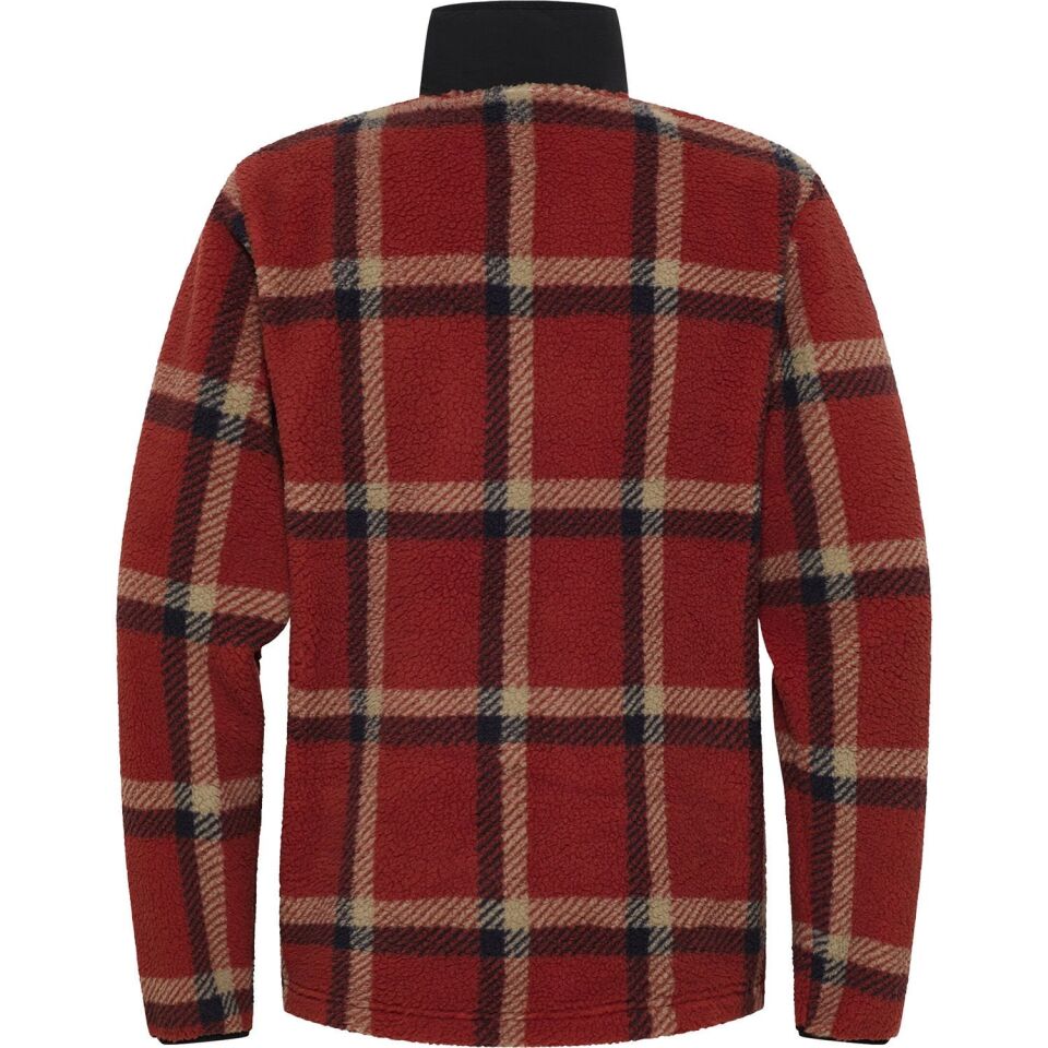 Jack Wolfskin Felslicht Check Erkek Polar Kırmızı - XL
