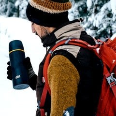 Esbit Paslanmaz Çelik Vakumlu Termos Siyah 0,50L