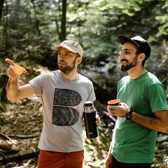 Esbit Paslanmaz Çelik Vakumlu Termos Siyah 0,50L