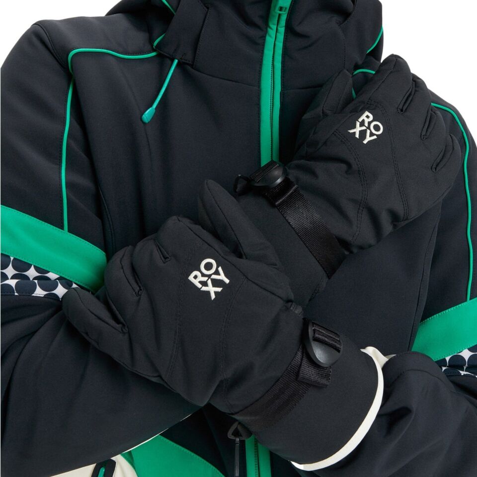 Roxy Jetty Solid Gloves Kadın Eldiven Antrasit - S