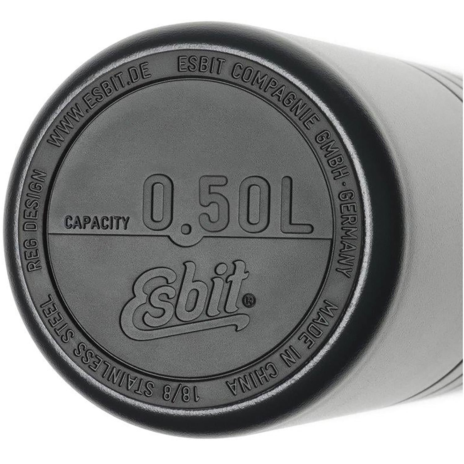 Esbit Majoris 0,5 Litre Paslanmaz Çelik Siyah Vakumlu Termos