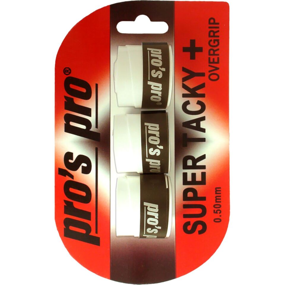 Pro's Pro Super Tacky Plus 3'lü Grip Beyaz - Standart