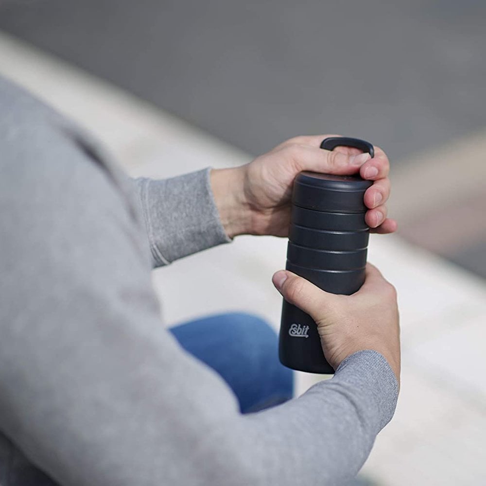Esbit Majoris Paslanmaz Çelik Termos Bardağı Mug Gümüş 0,45L