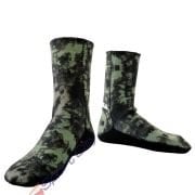 Apnea 5mm İçi Dışı Jarse Çorap Kamuflaj 2XL