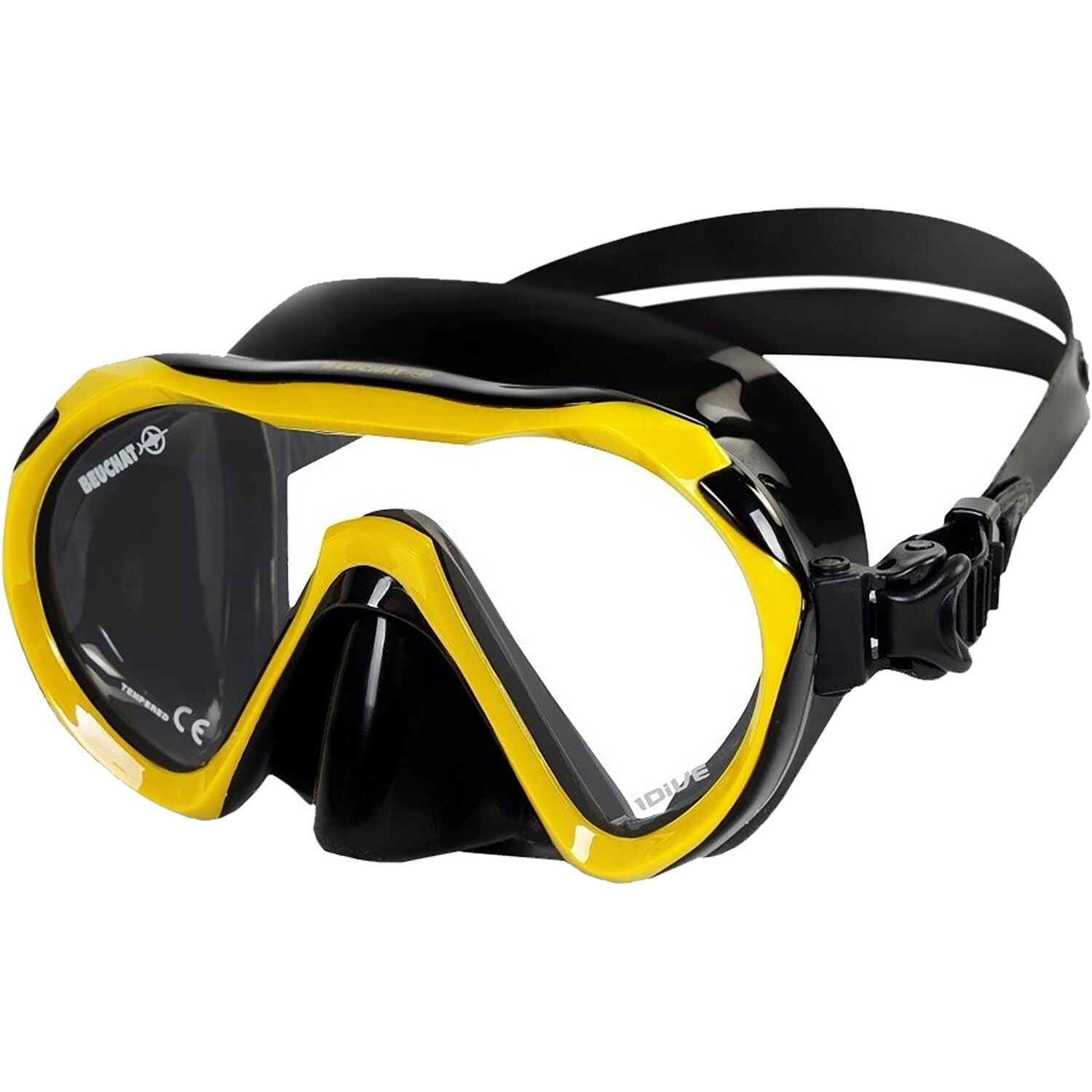 Beuchat 1Dive Mask Dalış Maskesi - Diving Yellow