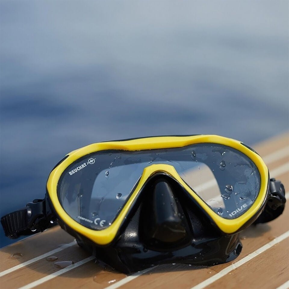 Beuchat 1Dive Mask Dalış Maskesi - Diving Yellow