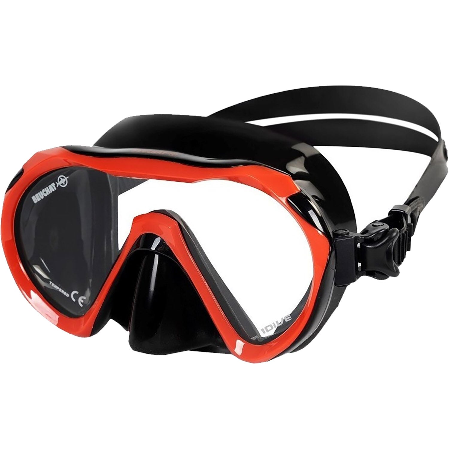 Beuchat 1Dive Mask Dalış Maskesi - Red
