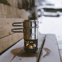 Esbit Alkol Brülörlü Paslanmaz Çelik Tencere 0,985L