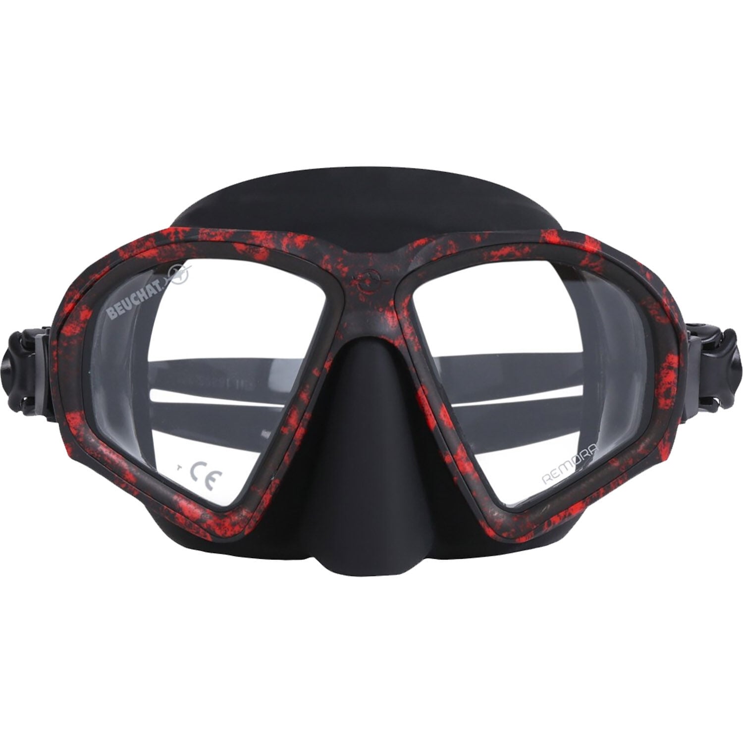 Beuchat Remora Mask Dalış Maskesi - Red Camo