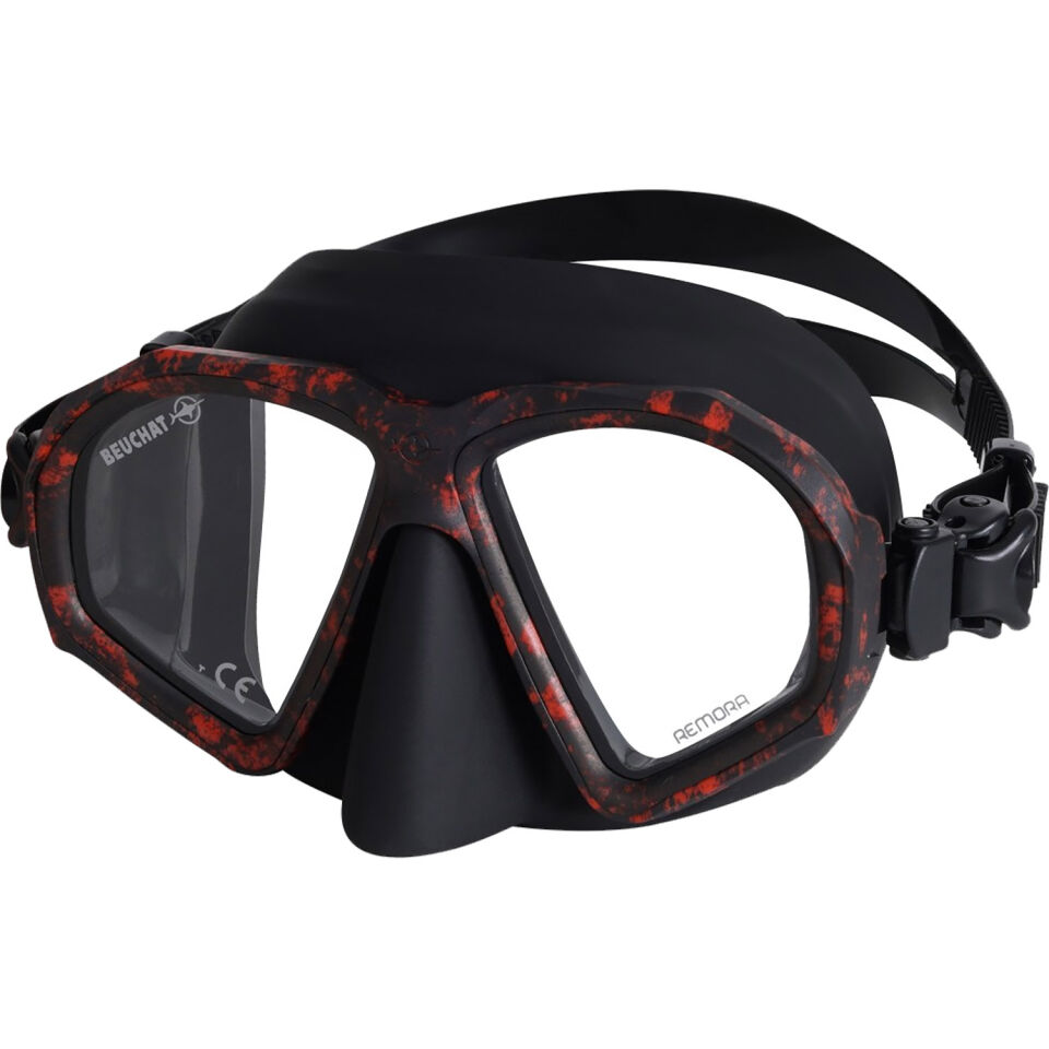 Beuchat Remora Mask Dalış Maskesi - Red Camo