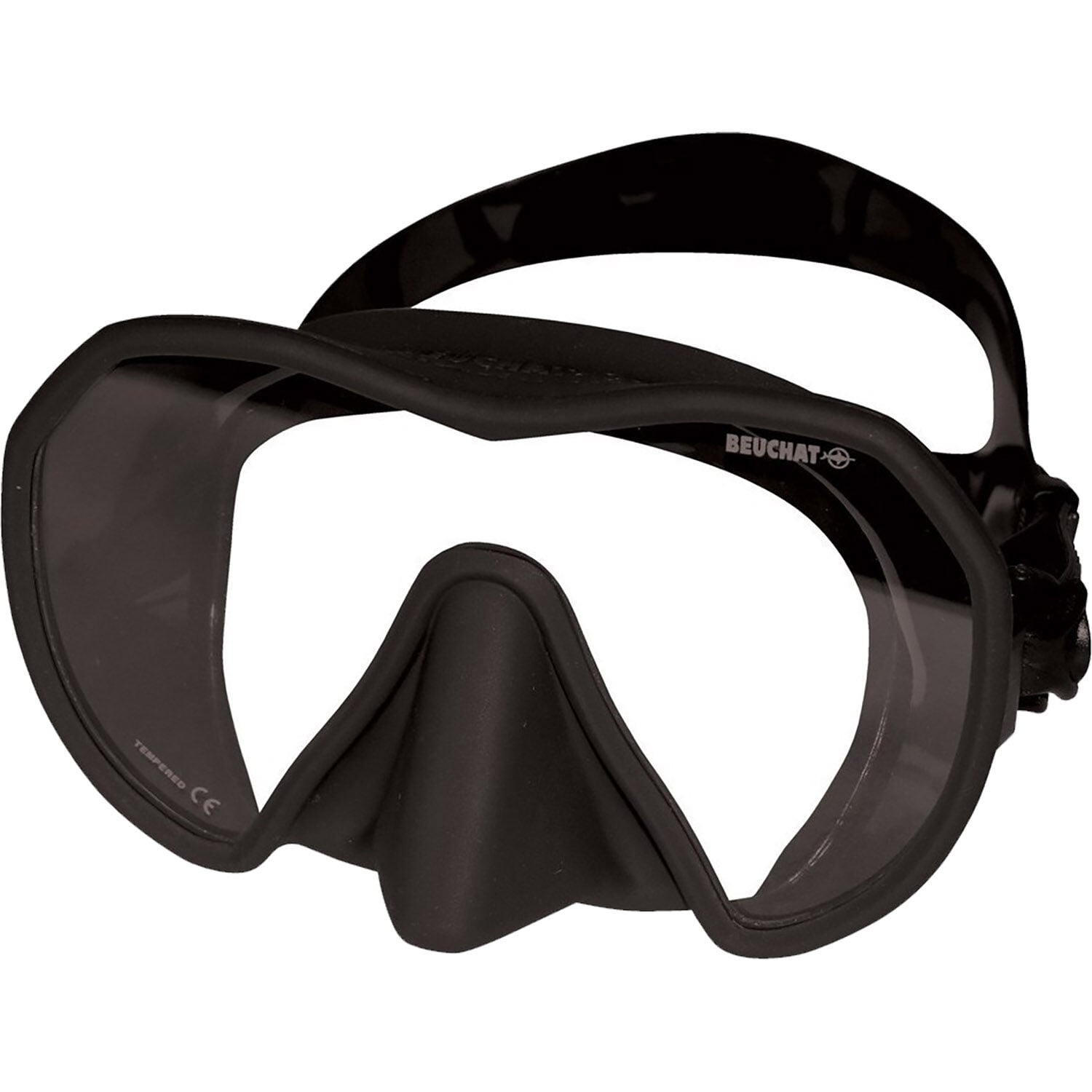 Beuchat Maxlux S Mask Dalış Maskesi - Black