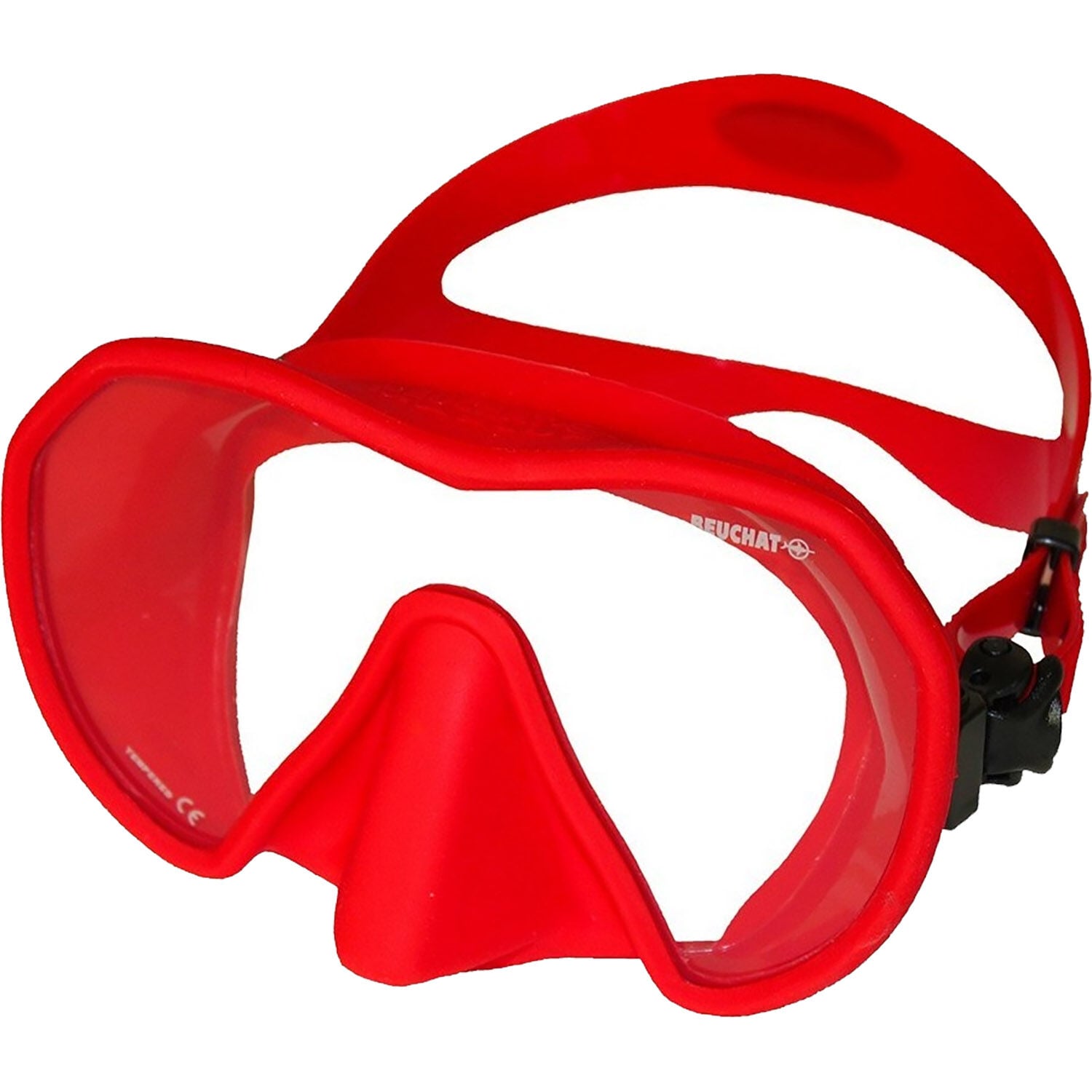 Beuchat Maxlux S Mask Dalış Maskesi - Red