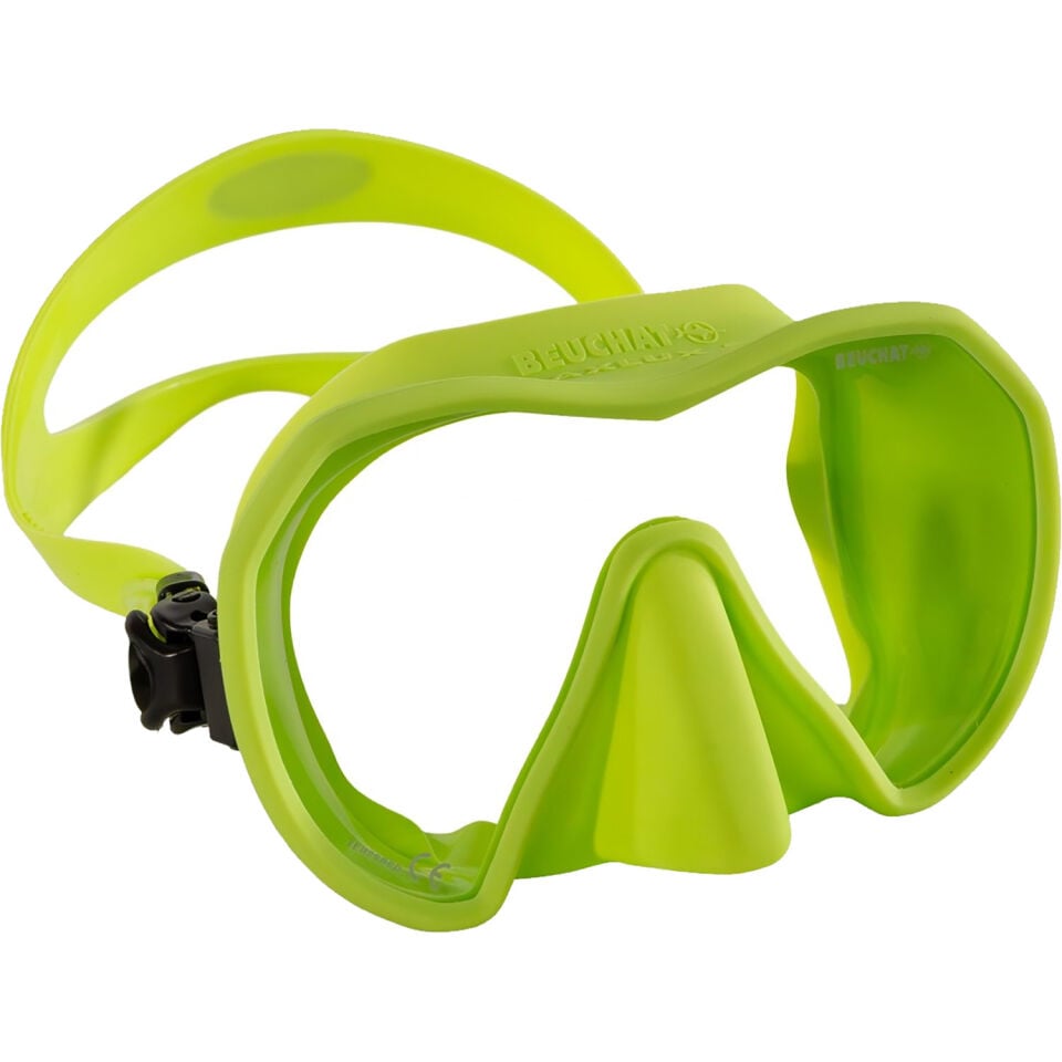 Beuchat Maxlux S Mask Dalış Maskesi - Acid Green