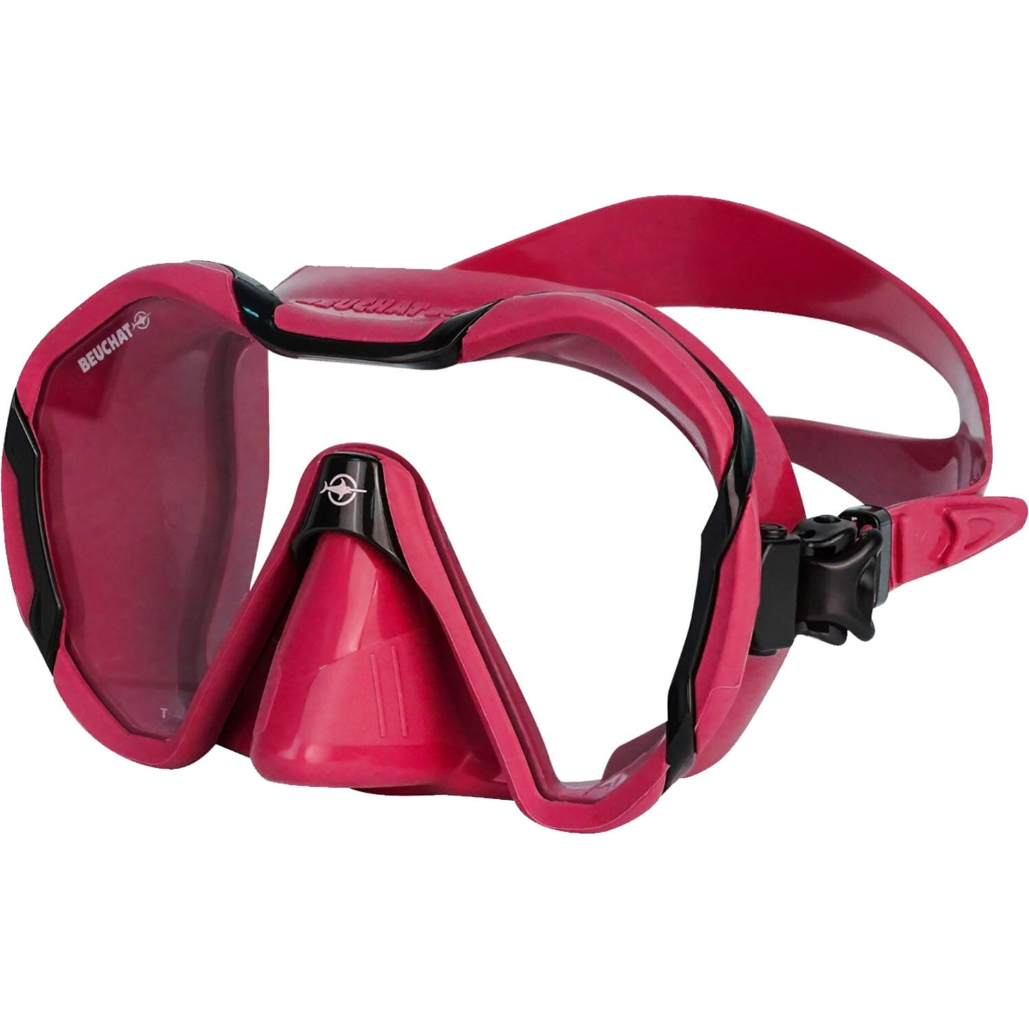 Beuchat Maxlux Evo Mask Dalış Maskesi - Magenta / Black