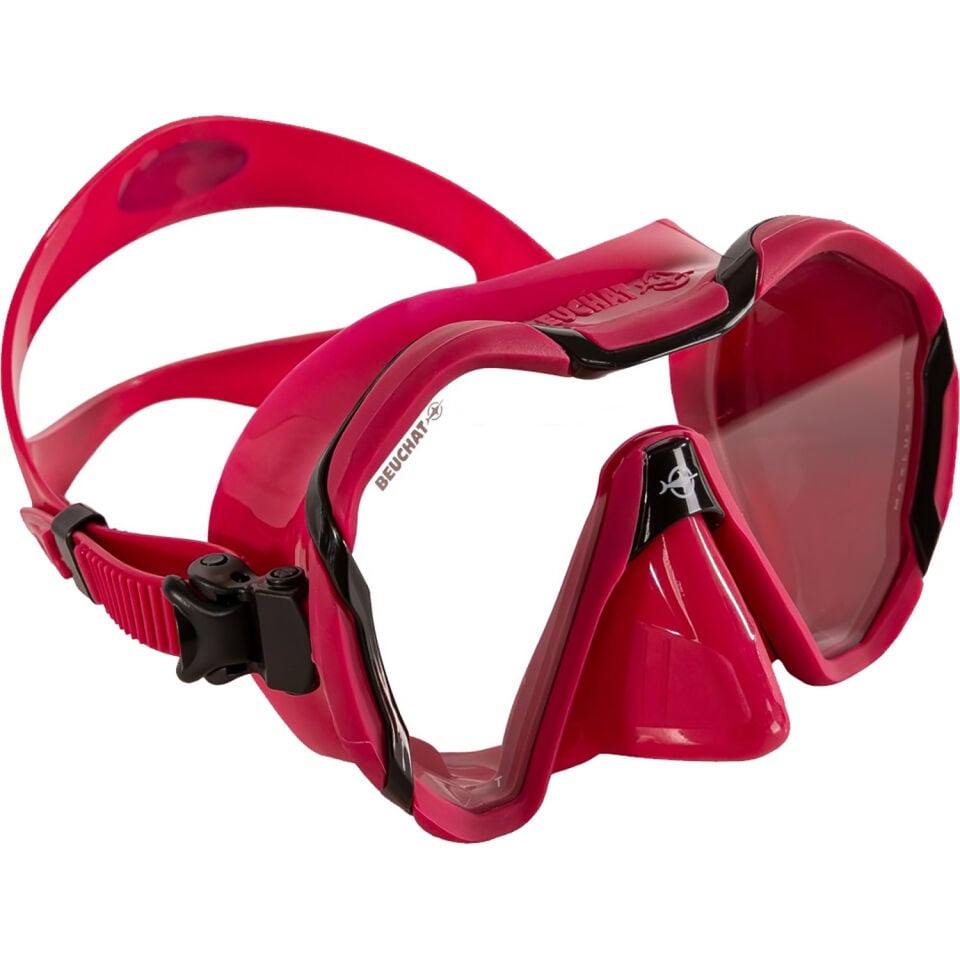 Beuchat Maxlux Evo Mask Dalış Maskesi - Magenta / Black